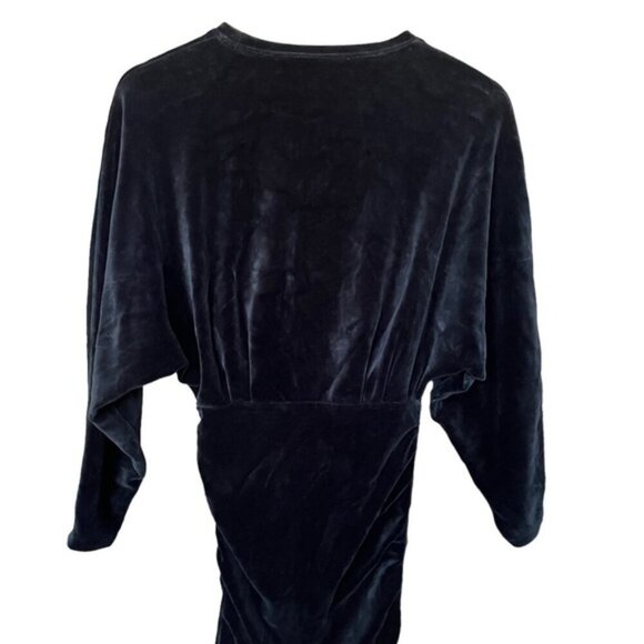 Iro Black Velvet Alamo Dress Women Size XS - Picture 3 of 9